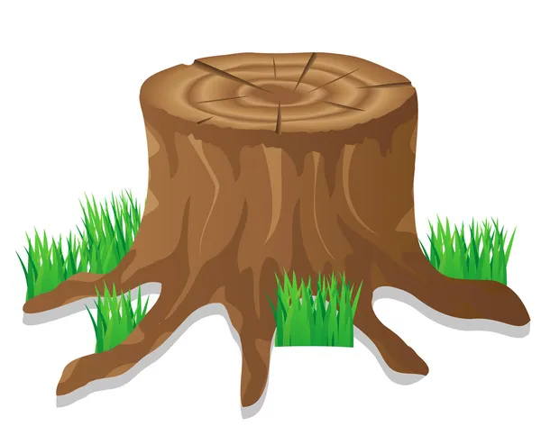 Stump vektoros illusztráció — Stock Vector