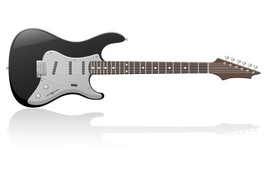 elektro gitar vektör çizim