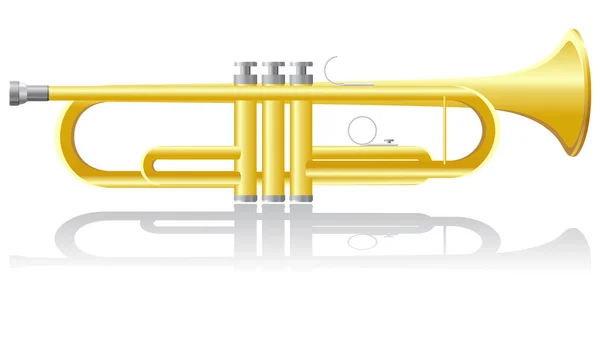 Trumpet vector illustration — Stock Vector