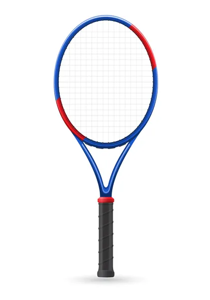 Raqueta de tenis vector ilustración — Archivo Imágenes Vectoriales