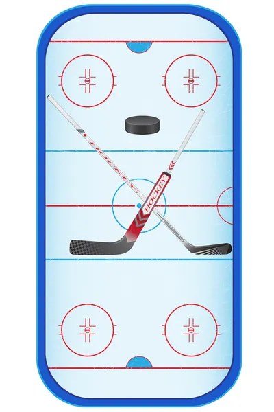 Hockey stadium vector illustration — Stock Vector