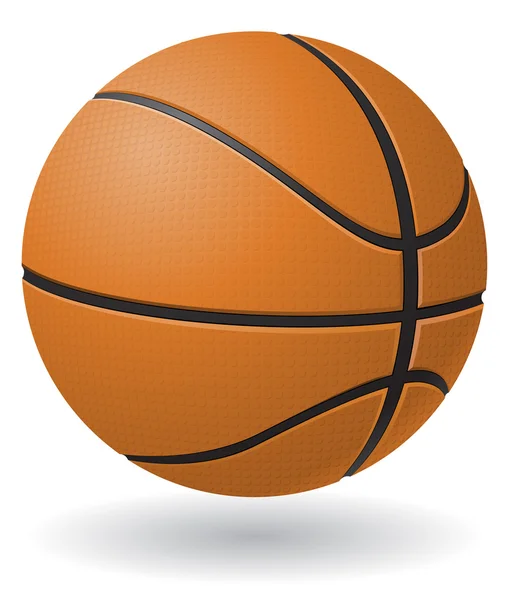 Basketbol topu vektör çizim — Stok Vektör