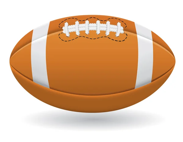 Ballon pour illustration vectorielle de football américain — Image vectorielle