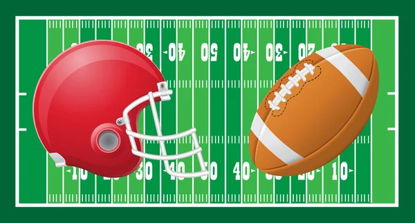 American football — Stock Vector