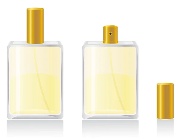 Parfums en bouteille illustration vectorielle — Image vectorielle