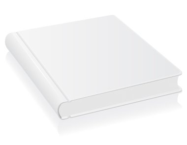 beyaz kitap vektör çizim