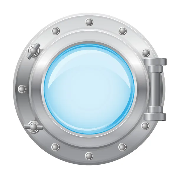 Boat porthole vector illustration Stock Vector Image by ©konturvid