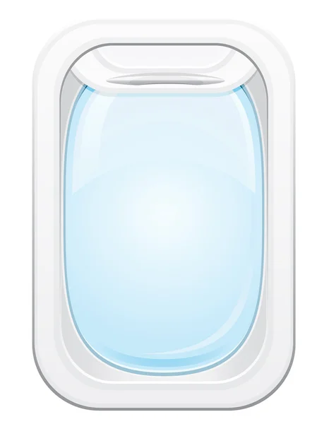 Plane porthole vector illustration — Stock Vector