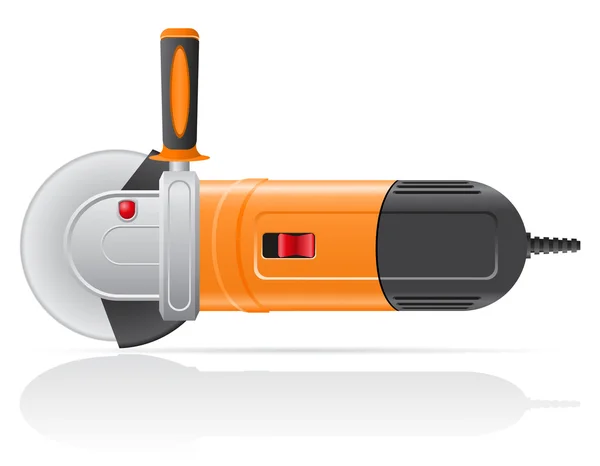 Elektrische hoek grinder vectorillustratie — Stockvector