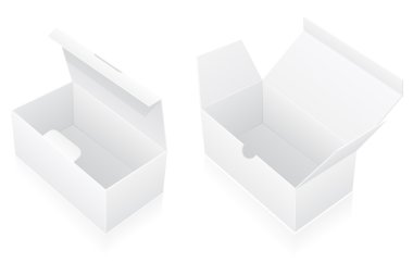 ambalaj kutusu vektör çizim