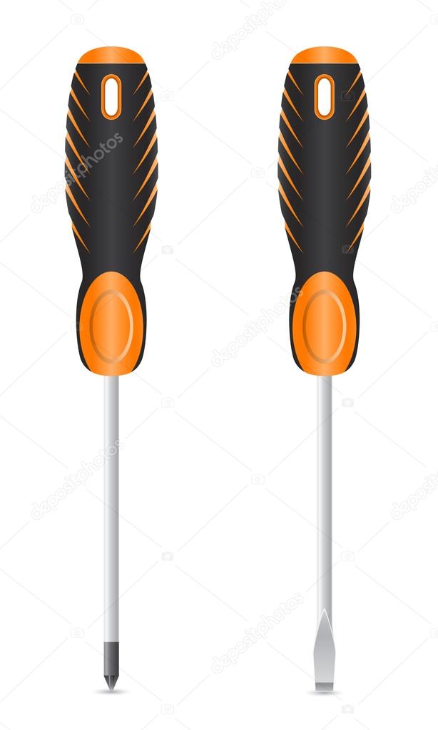 tool screwdriver vector illustration