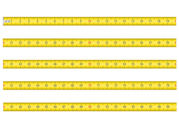measuring tape for tool roulette vector illustration