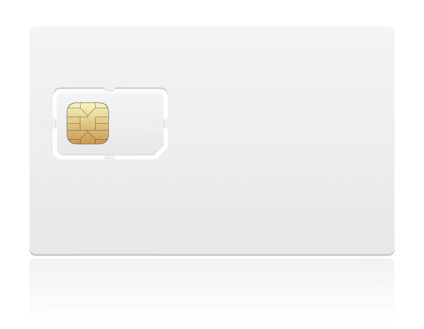 Sim card vektor illustration — Stockvektor