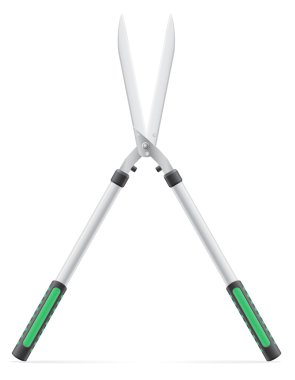 Bahçe araç secateurs illüstrasyon vektör