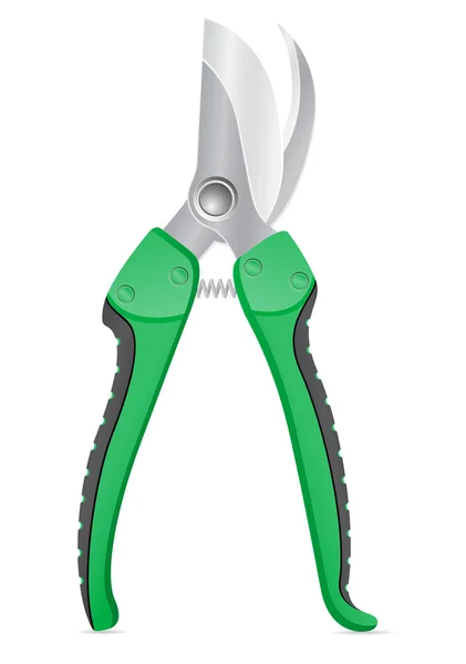 Giardino strumento secateurs vettoriale illustrazione — Vettoriale Stock