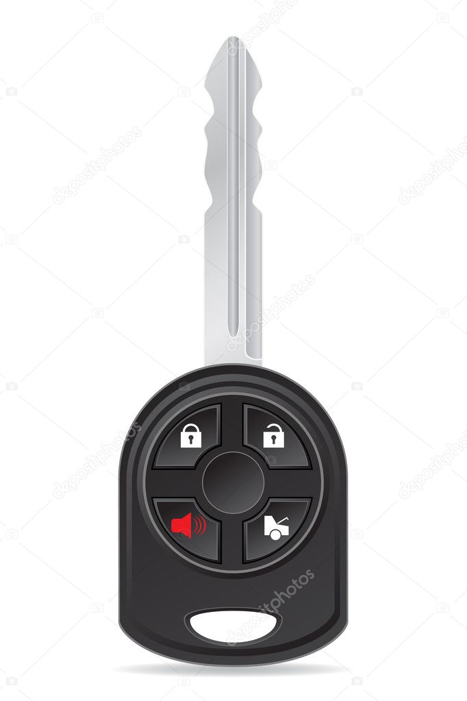 car key vector illustration