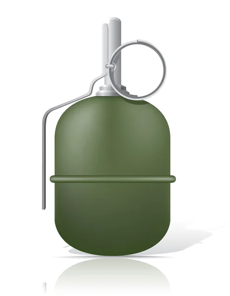 Hand grenade vector illustration — Stock Vector