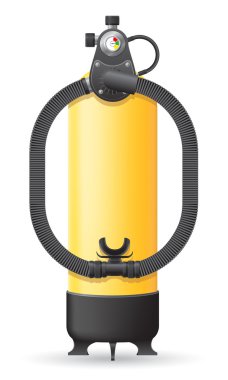 aqualung vektör çizim