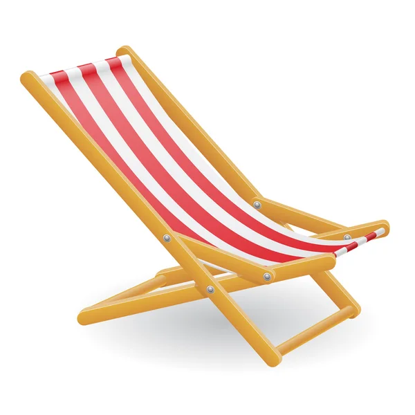 沙滩椅矢量图 — 图库矢量图片