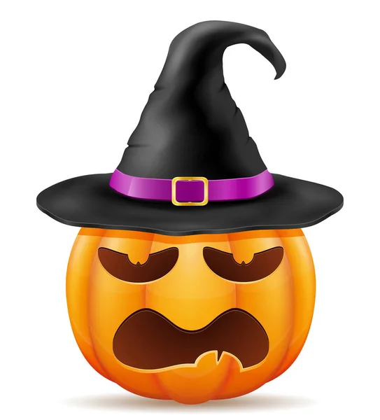 Dovleac Fețe Oribile Pentru Sărbătoarea Halloween Ilustrație Vectorială Pentru Sărbătoarea — Vector de stoc