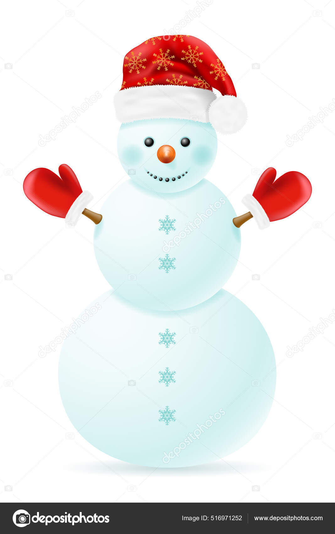 Muñeco Nieve Navidad Hecho Grandes Bolas Nieve Con Ilustración Vector  Vector de stock #516971252 de ©kontur-vid, image size:1067x1700