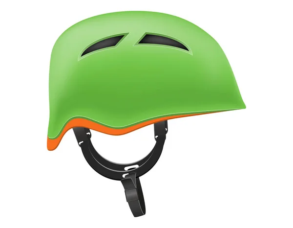 Helmet Climbing Equipment Vector Illustration Isolated White Background — Stock Vector