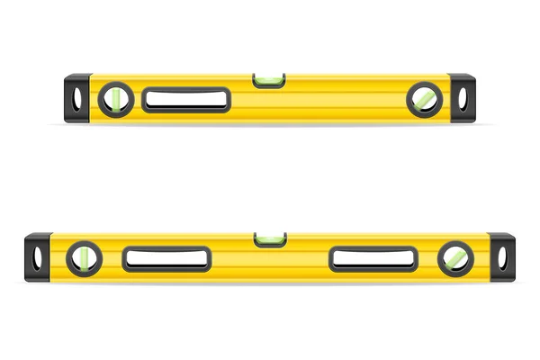 Building Level Measuring Device Determining Flat Surface Vector Illustration Isolated — Διανυσματικό Αρχείο