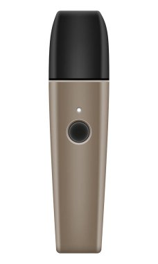 elektronik sigara aygıtı duman buharlaştırıcı vektör çizimi beyaz arkaplanda izole