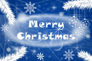 Noel kartı şablonu sancak vektör illüstrasyon arkaplanı