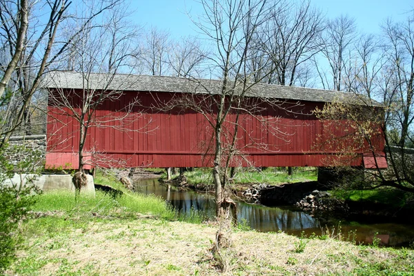 Van sandt überdachte Brücke Stockfoto