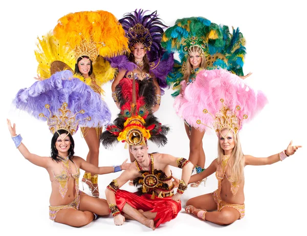 Bailarinos de carnaval — Fotografia de Stock