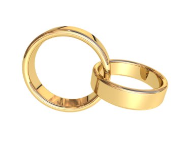 Evlilik yüzükleri.