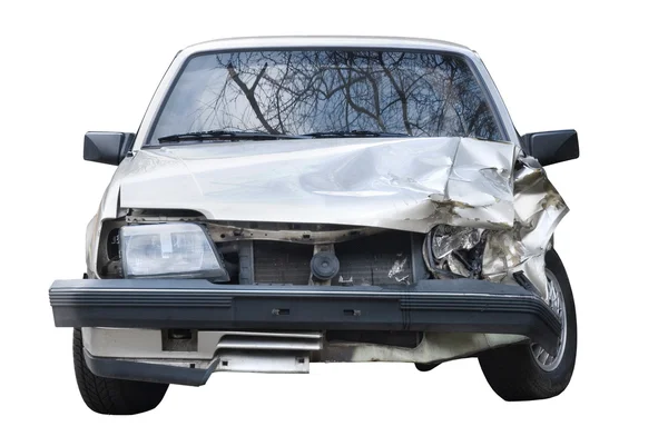 Автомобіль після аварії — стокове фото