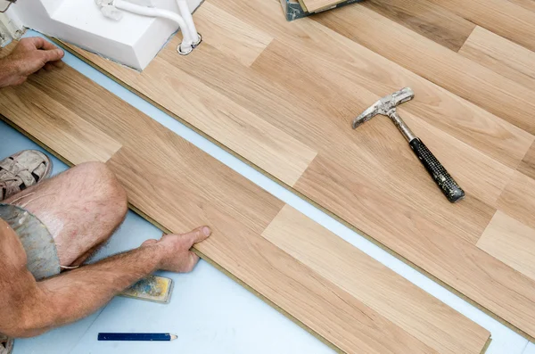 Floor installation — Stock Photo, Image