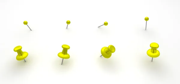 Push pins — Stock Photo, Image