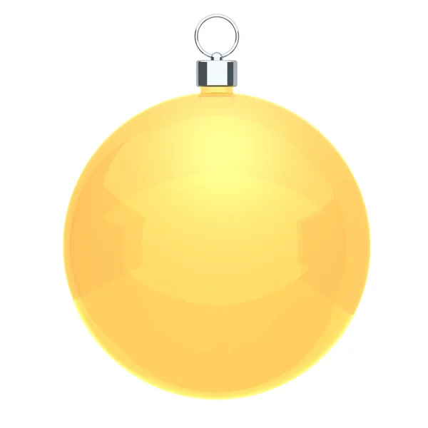 Bauble di Natale dorato — Foto Stock