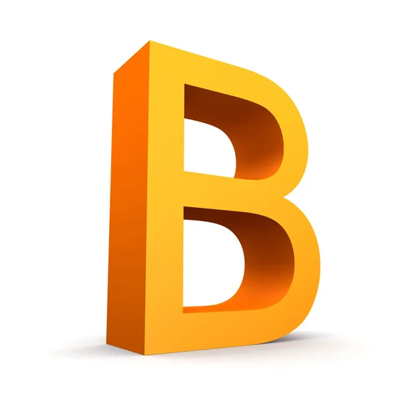Літера b — стокове фото