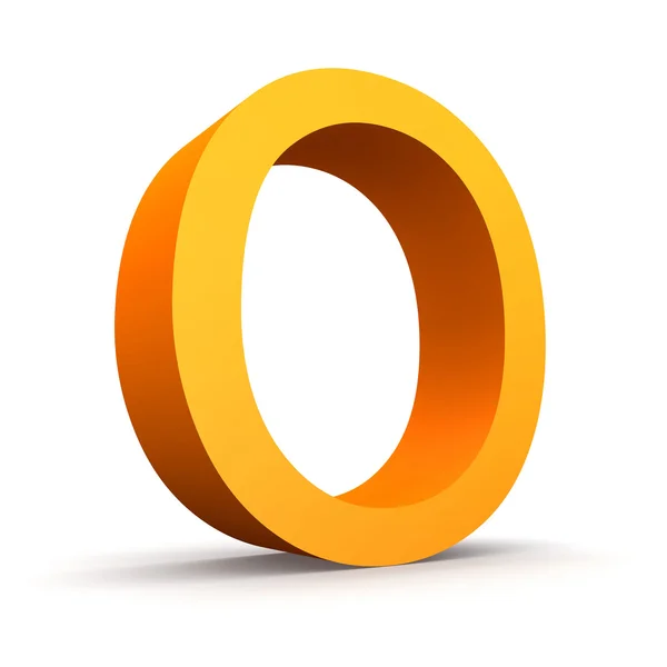 Letter O — Stock Photo, Image