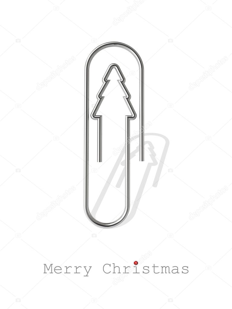 Christmas paper clip