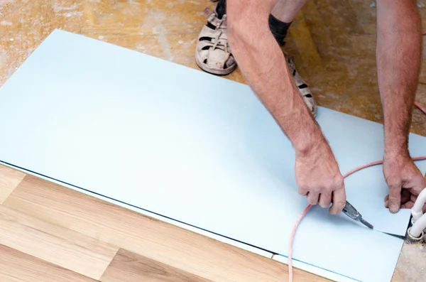 Floor installation — Stock Photo, Image