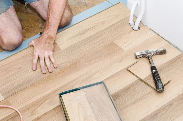 Floor installation — Stock Photo, Image