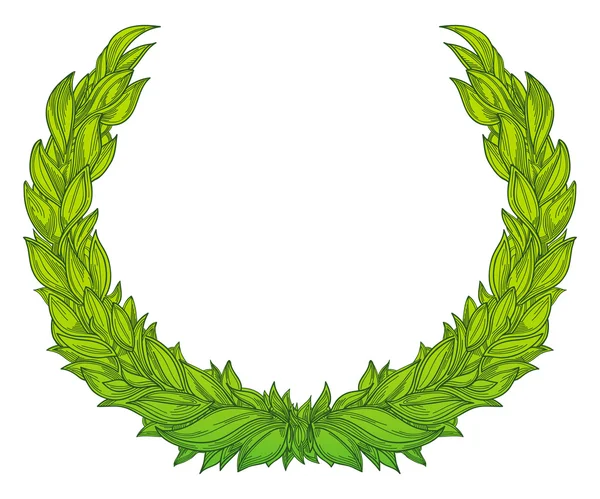 Corona de Laurel — Vector de stock