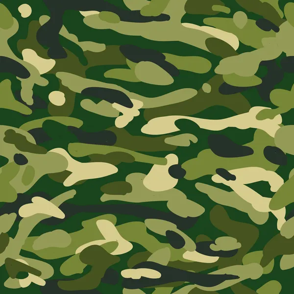 Patrón camuflaje militar — Vector de stock