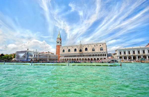 Vista al Palacio Ducal de Venecia — Foto de Stock