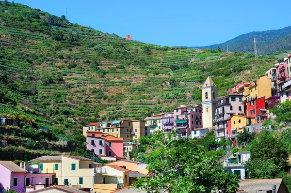 Antico borgo italiano di Manarola — Foto Stock