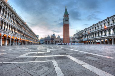 San marco Meydanı şafak