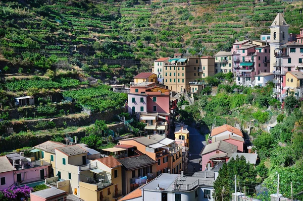 Italienska mountain village manarola — Stockfoto