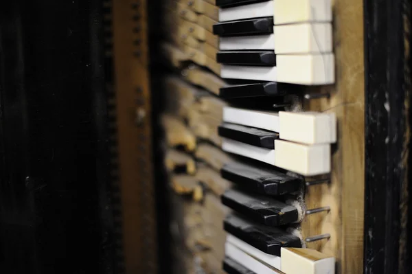 Háttér absztrakt zongora billentyűk — Stock Fotó
