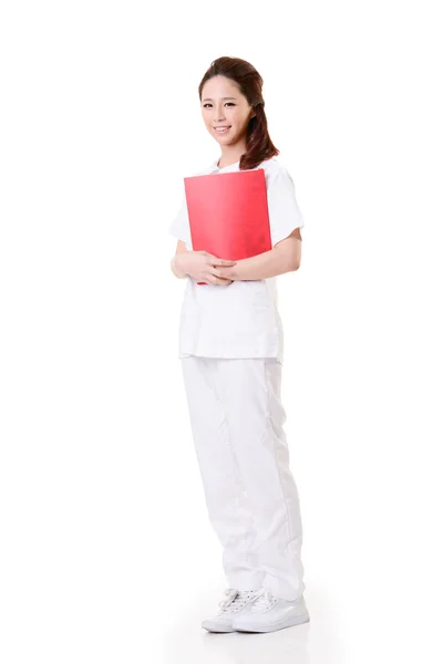 Attractive Asian nurse — Stock Photo, Image