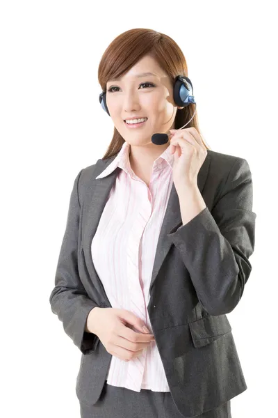 Secretary or telephone operator — Stock Photo, Image